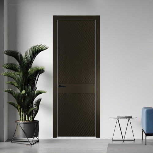 51 PE.O Перламутр Бронза вставка Глухая кромка Черный муар ProfilDoors Orange