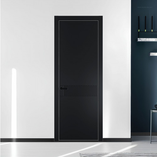 52 PE.O Блэк вставка Глухая кромка Черный ProfilDoors Orange