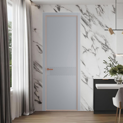 52 PE.O Смоки вставка Глухая кромка Медь ProfilDoors Orange