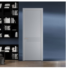 52 PE.O Смоки вставка Глухая кромка Никель ProfilDoors Orange