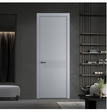 52 PE.O Смоки вставка Глухая кромка Серая ночь ProfilDoors Orange