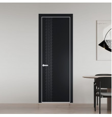 53 PE.O Блэк вставка Глухая кромка Вайт ProfilDoors Orange