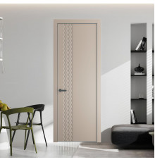 53 PE.O Сэнд вставка Глухая кромка Серая ночь ProfilDoors Orange