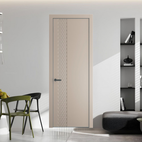 53 PE.O Сэнд вставка Глухая кромка Серая ночь ProfilDoors Orange