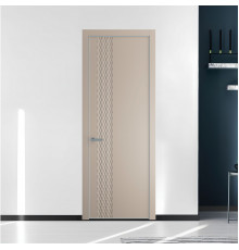 53 PE.O Сэнд вставка Глухая кромка Серебро ProfilDoors Orange