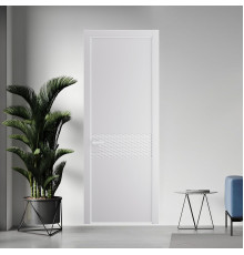 54 PE.O Крем Вайт вставка Глухая кромка Вайт ProfilDoors Orange