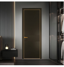 54 PE.O Перламутр Бронза вставка Глухая кромка Бронза ProfilDoors Orange