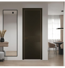 54 PE.O Перламутр Бронза вставка Глухая кромка Деорэ ProfilDoors Orange