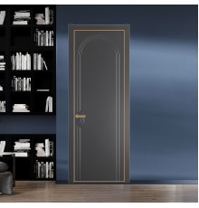 56 PE.O Графит вставка Глухая кромка Золото ProfilDoors Orange