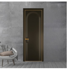 56 PE.O Перламутр Бронза вставка Глухая кромка Бронза ProfilDoors Orange