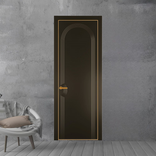 56 PE.O Перламутр Бронза вставка Глухая кромка Бронза ProfilDoors Orange
