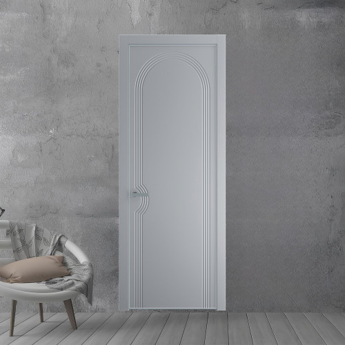 56 PE.O Смоки вставка Глухая кромка Серебро ProfilDoors Orange