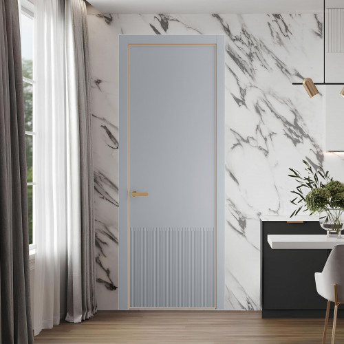 57 PE.O Смоки вставка Глухая кромка Золото ProfilDoors Orange