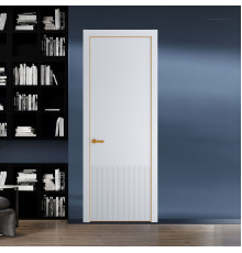 57 PE.O Вайт вставка Глухая кромка Бронза ProfilDoors Orange