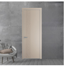 59 PE.O Сэнд вставка Глухая кромка Серебро ProfilDoors Orange