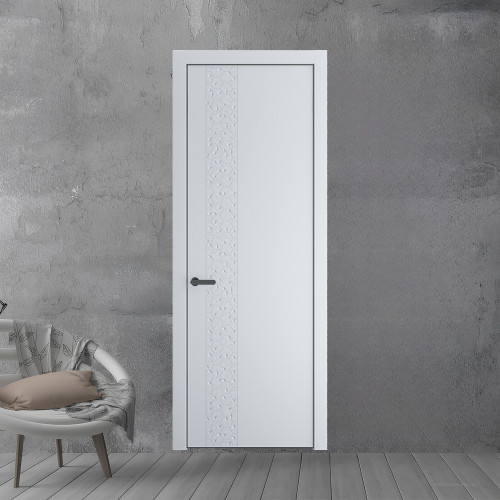 59 PE.O Вайт вставка Глухая кромка Серая ночь ProfilDoors Orange