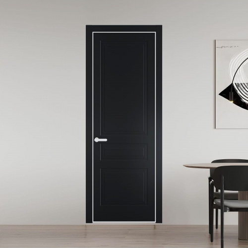 63 PE.O Блэк вставка Глухая кромка Вайт ProfilDoors Orange