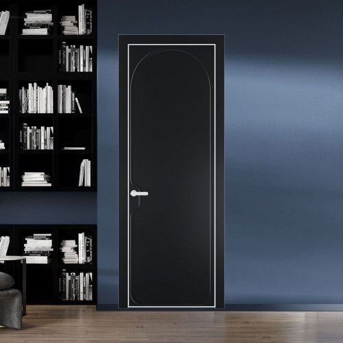 64 PE.O Блэк вставка Глухая кромка Вайт ProfilDoors Orange