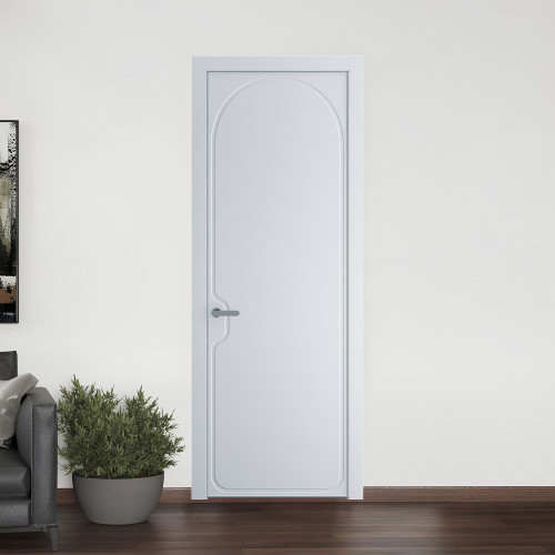 64 PE.O Вайт вставка Глухая кромка Серебро ProfilDoors Orange