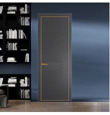 65 PE.O Графит вставка Глухая кромка Бронза ProfilDoors Orange