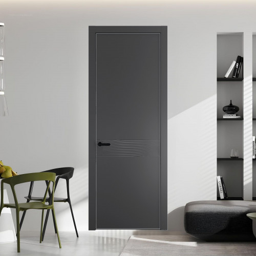 65 PE.O Графит вставка Глухая кромка Черный ProfilDoors Orange