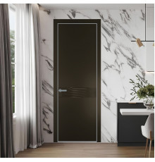 65 PE.O Перламутр Бронза вставка Глухая кромка Серебро ProfilDoors Orange