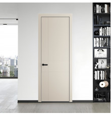 43 PE.O Кремовая Магнолия вставка Глухая кромка Черный муар ProfilDoors Orange
