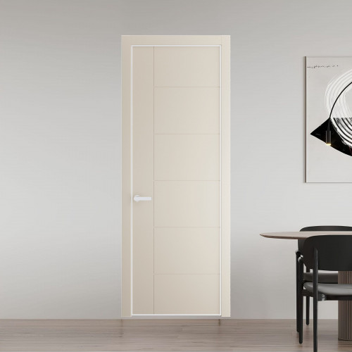 44 PE.O Кремовая Магнолия вставка Глухая кромка Вайт ProfilDoors Orange