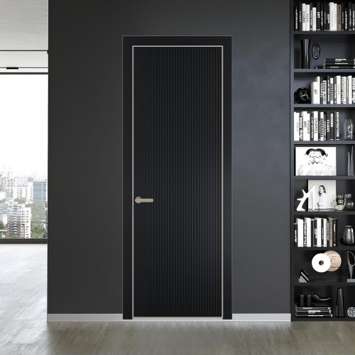 46 PE.O Блэк вставка Глухая кромка Никель ProfilDoors Orange