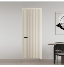 46 PE.O Кремовая Магнолия вставка Глухая кромка Черный муар ProfilDoors Orange