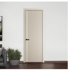 46 PE.O Кремовая Магнолия вставка Глухая кромка Черный ProfilDoors Orange
