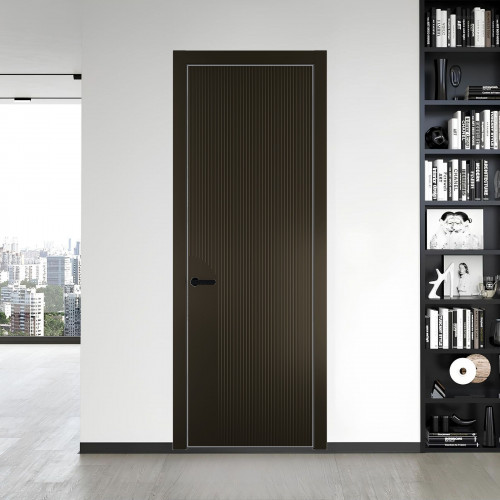 49 PE.O Перламутр Бронза вставка Глухая кромка Черный муар ProfilDoors Orange