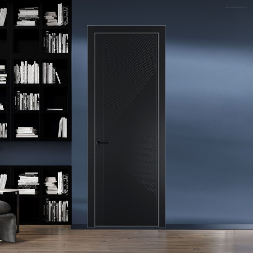 50 PE.O Блэк вставка Глухая кромка Черный муар ProfilDoors Orange