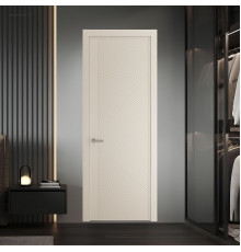 50 PE.O Кремовая Магнолия вставка Глухая кромка Никель ProfilDoors Orange