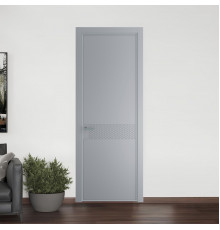 52 PE.O Смоки вставка Глухая кромка Серебро ProfilDoors Orange