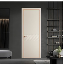 54 PE.O Кремовая Магнолия вставка Глухая кромка Медь ProfilDoors Orange