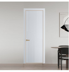 55 PE.O Вайт вставка Глухая кромка Золото ProfilDoors Orange