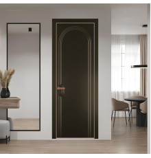 56 PE.O Перламутр Бронза вставка Глухая кромка Медь ProfilDoors Orange