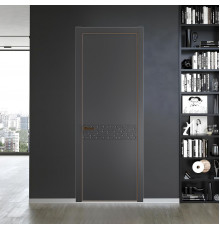 58 PE.O Графит вставка Глухая кромка Деорэ ProfilDoors Orange