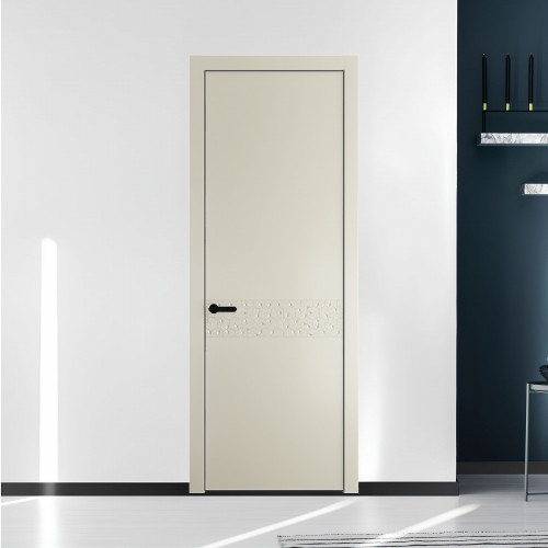 58 PE.O Перламутр Белый вставка Глухая кромка Черный муар ProfilDoors Orange