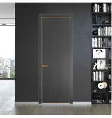 45 PE.O Графит вставка Глухая кромка Бронза ProfilDoors Orange