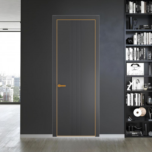 45 PE.O Графит вставка Глухая кромка Бронза ProfilDoors Orange