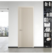 46 PE.O Кремовая Магнолия вставка Глухая кромка Никель ProfilDoors Orange