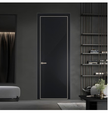50 PE.O Блэк вставка Глухая кромка Никель ProfilDoors Orange