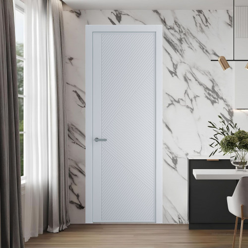 50 PE.O Лайт Грей вставка Глухая кромка Серебро ProfilDoors Orange