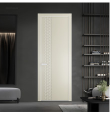 53 PE.O Перламутр Белый вставка Глухая кромка Вайт ProfilDoors Orange