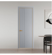 53 PE.O Смоки вставка Глухая кромка Бронза ProfilDoors Orange