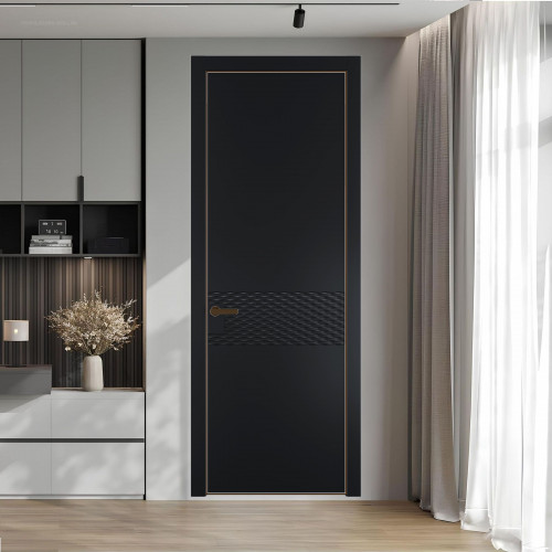54 PE.O Блэк вставка Глухая кромка Деорэ ProfilDoors Orange