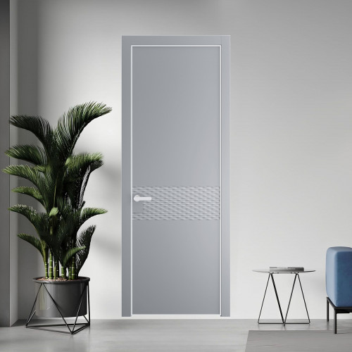 54 PE.O Смоки вставка Глухая кромка Вайт ProfilDoors Orange