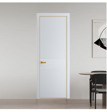 54 PE.O Вайт вставка Глухая кромка Бронза ProfilDoors Orange